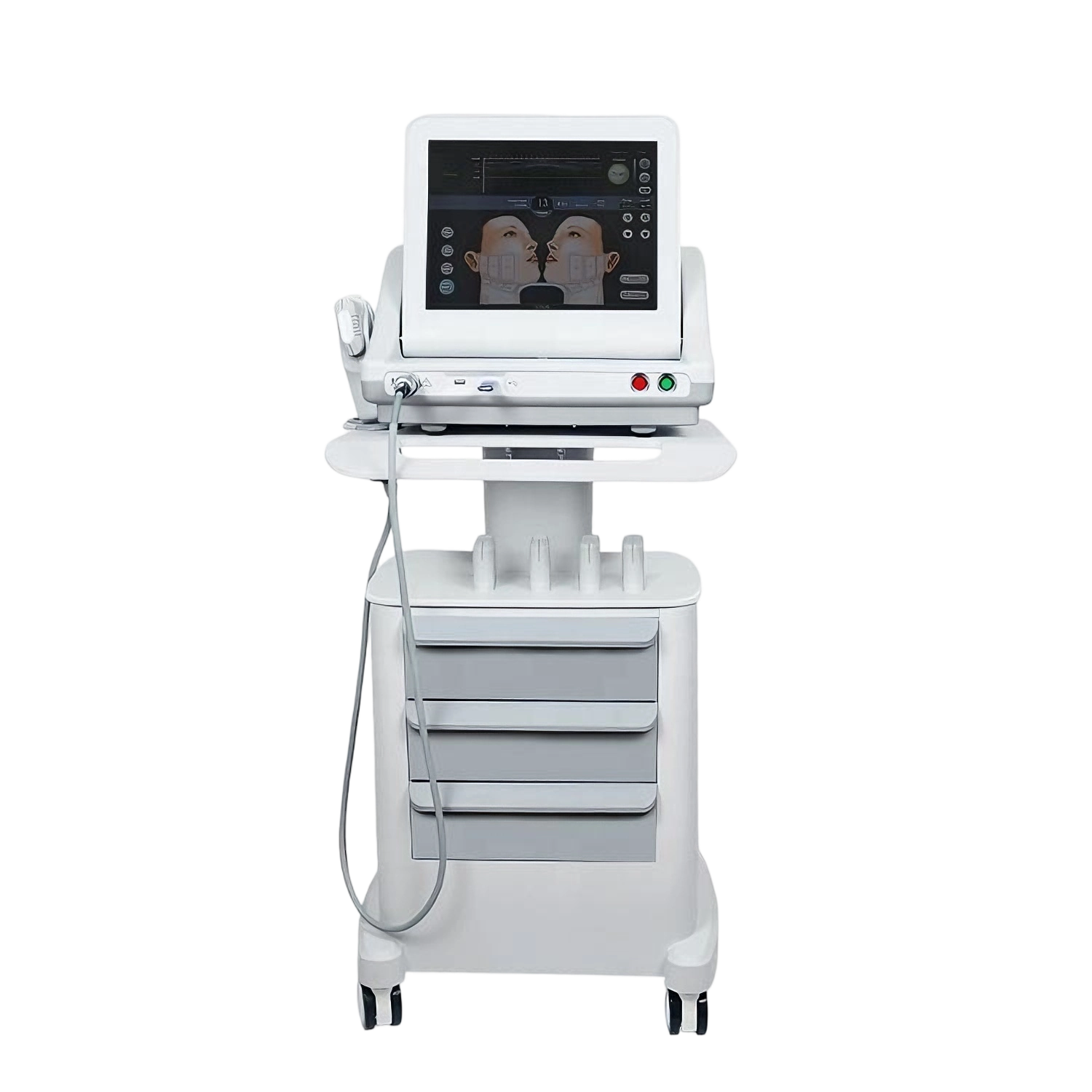 Мини-портативная машина HIFU для домашнего использования 3 в 1 RF EMS ультразвуковое устройство для подтяжки лица омоложение кожи косметическое оборудование