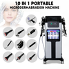 10 в 1 видимый лицевой аппарат с анализатором кожи Hydra Beauty Skin System Hydrodermabrasion Machine 