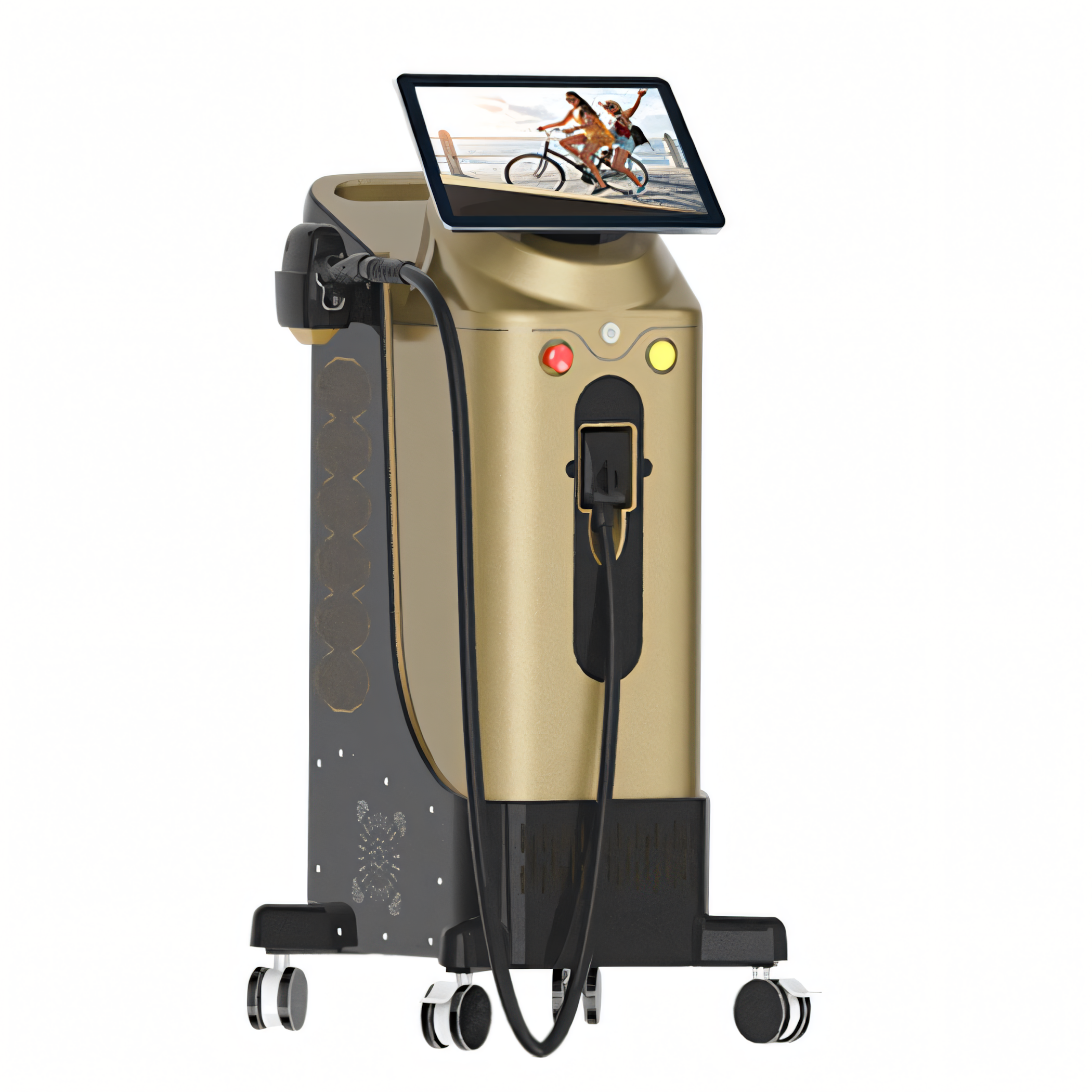  Диодная лазерная эпиляция Dual Tec Система охлаждения Ice Безболезненная 755 808 1064nm 3-волновая машина для диодной лазерной эпиляции