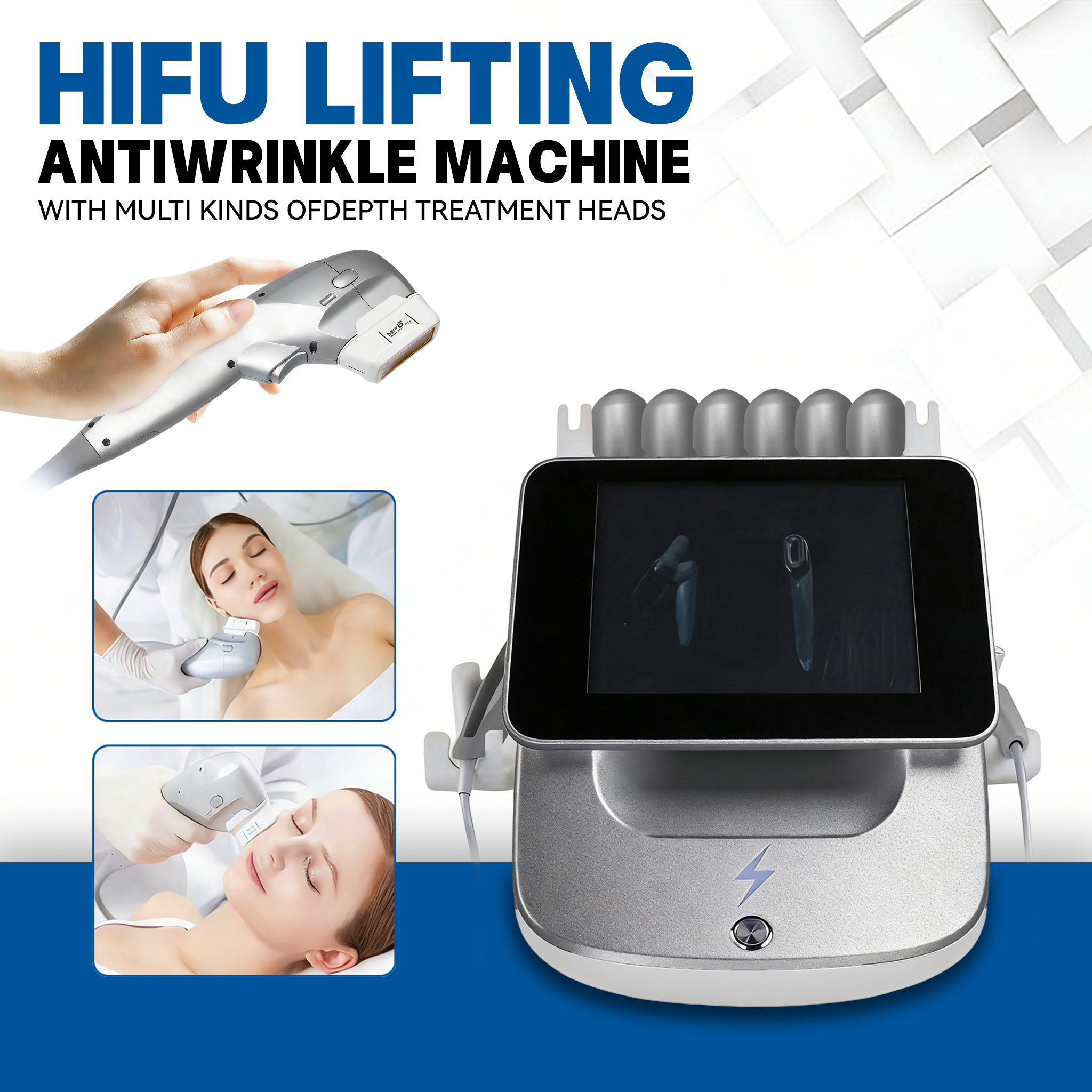 22dhifu Himfu Ultra Mptt Max 7dhifu Hiifu машина 7 картриджей 2 ручки Mptst Smas подтяжка лица для похудения и удаления морщин