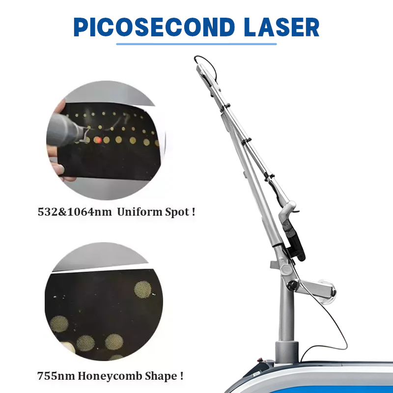  Пико-лазерный аппарат для удаления татуировок Pico Q Switched Nd Yag Laser 
