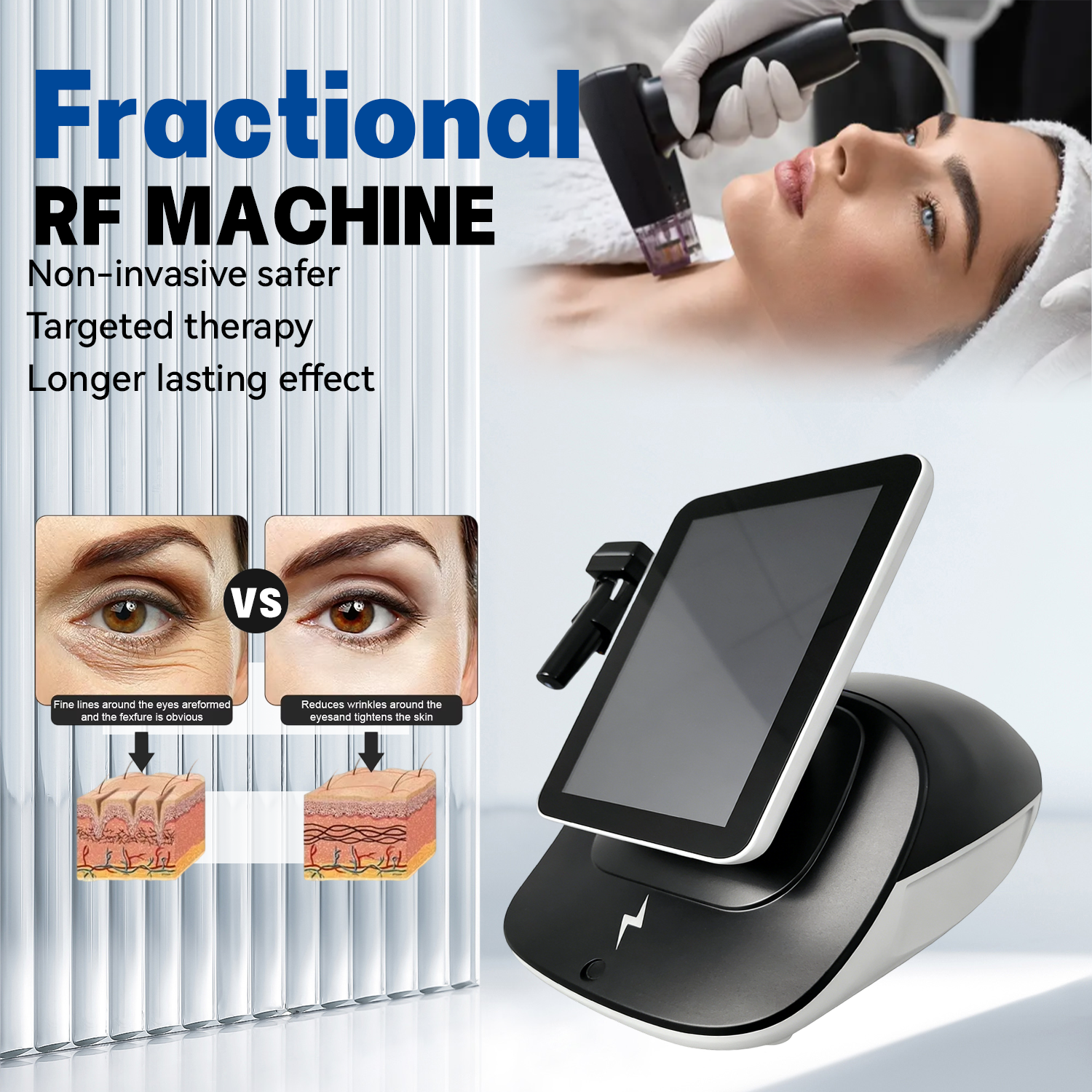 Новая микроигла Morfeus M8 Radiofrequenz Microneedling Rf Лифтинговая игла Portati Машина для подтяжки лица и тела