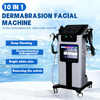 10 в 1 видимый лицевой аппарат с анализатором кожи Hydra Beauty Skin System Hydrodermabrasion Machine 