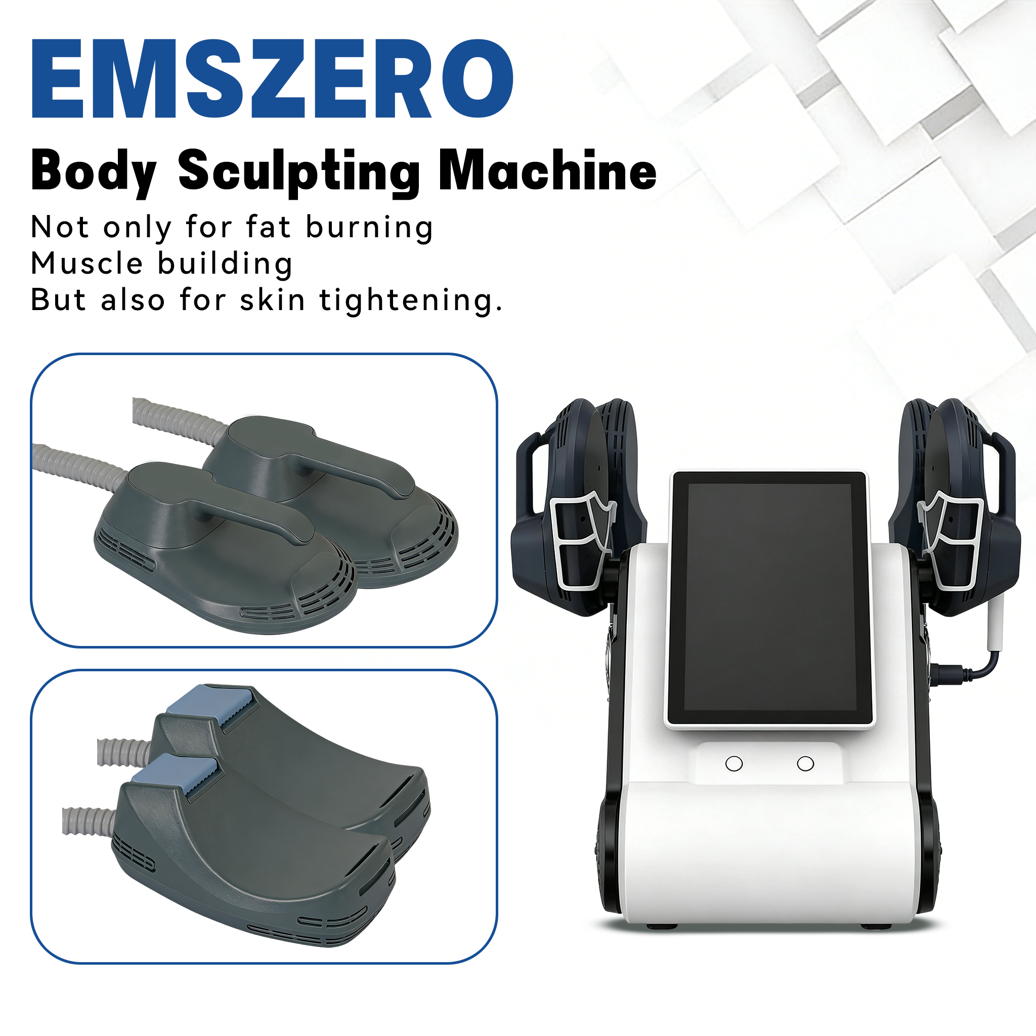 Продвижение Neo 4 с ручками Tesla Body Sculpting Machine с дополнительным тазовым дном 