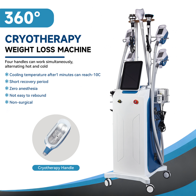 Pro 9in1 360 Криолиполиз для похудения Липолазер Rf Замораживание жира Холодные машины для скульптурирования тела Criolipolisis