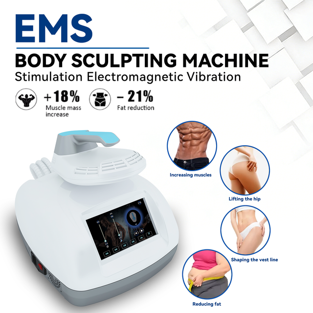 Новейший портативный стимулятор мышц Ems для похудения, машина для ваяния тела, 1 ручка 