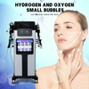 10 в 1 видимый лицевой аппарат с анализатором кожи Hydra Beauty Skin System Hydrodermabrasion Machine 