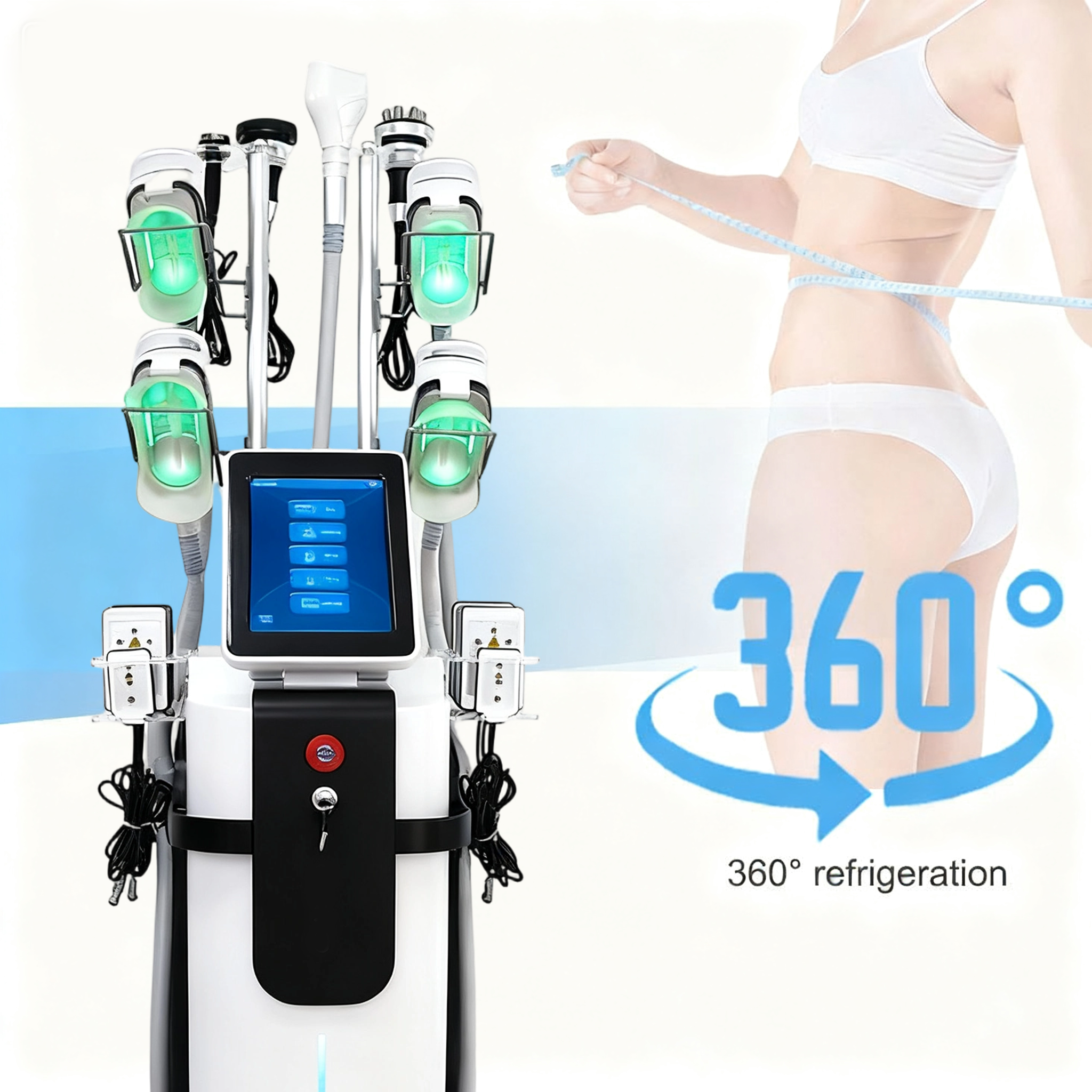 OEM Cryolipolisis для похудения Cool Tech Cryo 360 Body Sculpt Cool Sculpt Fat Freeze Slim Machine