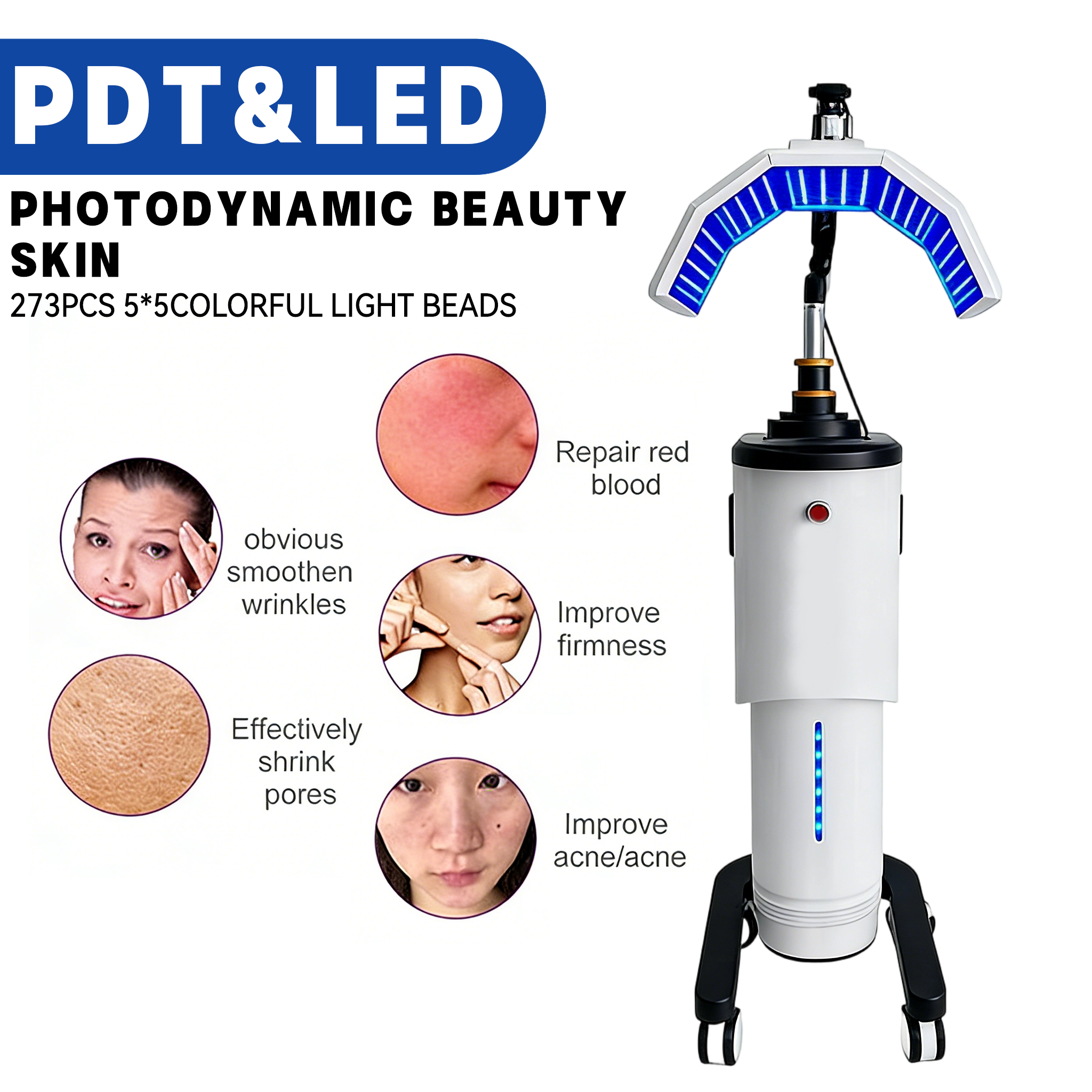 Биосветотерапия Медицинское косметическое оборудование Led Pdt Led Light Machine Pdt Machine Led Light Therapy Machine