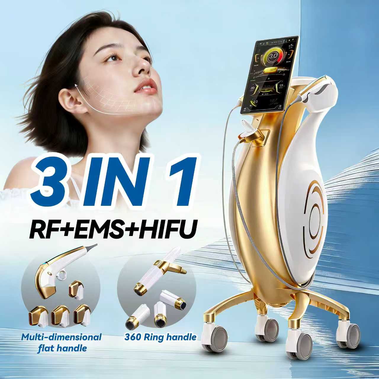 Новейший профессиональный 3 в 1 Hifu 25d Max 360 машина для подтяжки лица и шеи для похудения 25d Hifu – купить на AliExpress