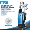 Pro Salon Большой экран 9в1 360 Криокавитация RF Криолиполиз для похудения Крутые машины для скульптурирования тела Замораживание жира Criolipolisi