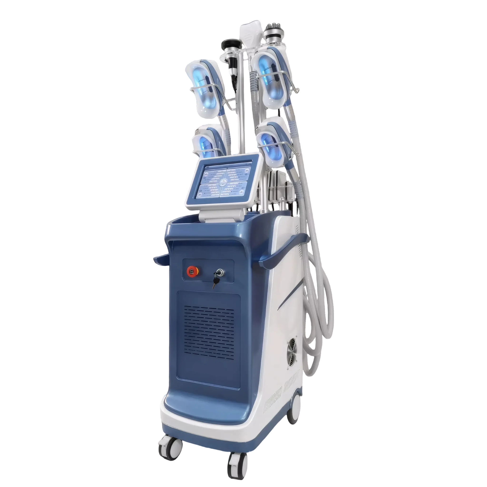 5 ручек 360 Cryo Cryolipolysis машина для похудения с вакуумной технологией для замораживания жировых отложений, потери веса и коррекции фигуры 